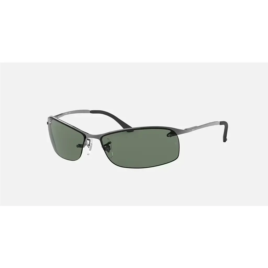 Ray-ban RB3183 Polished Gunmetal Frame/dark Green Lens RB3183 004/71 63