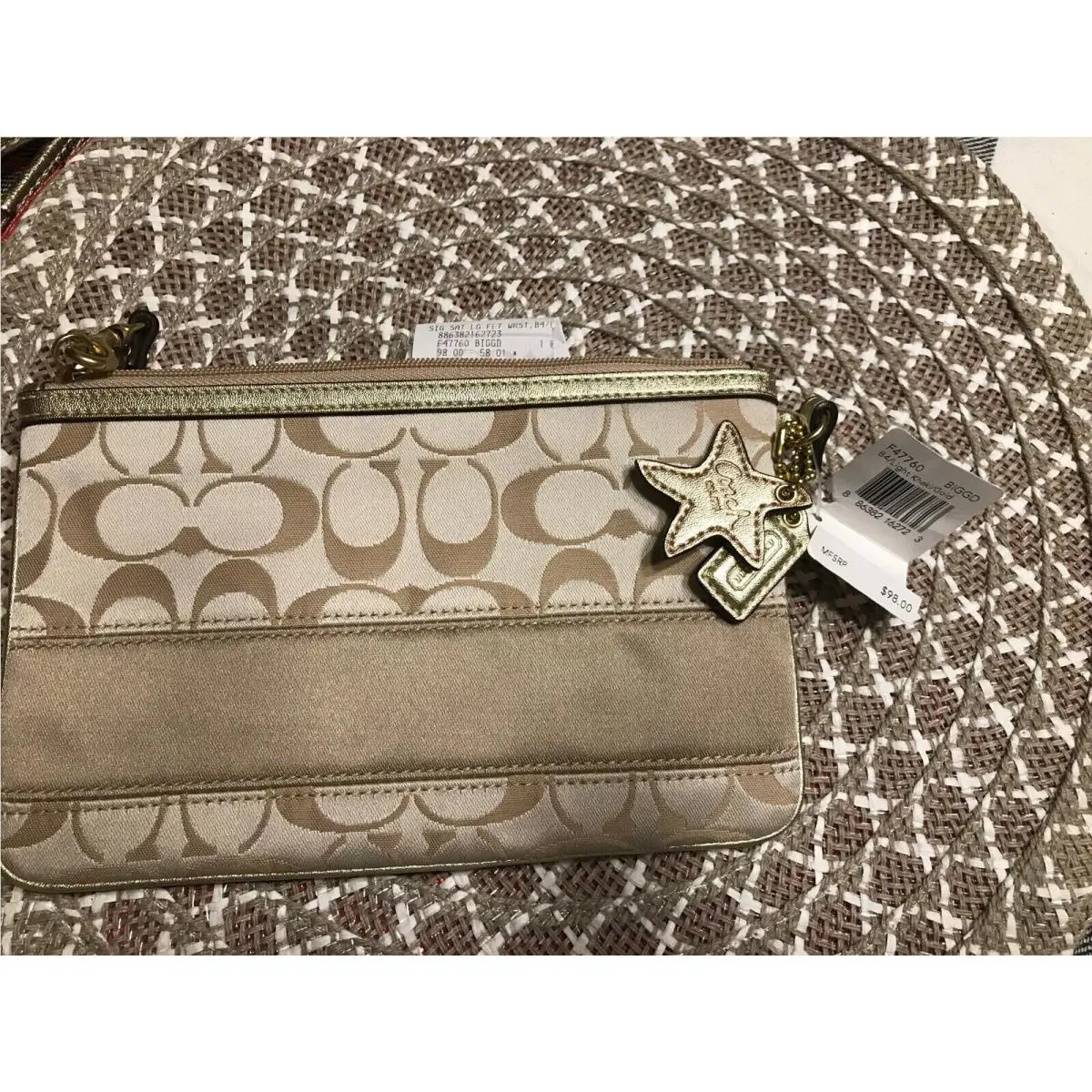 Coach Signature Large Wristlet F47760