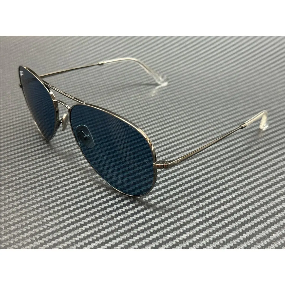 Ray Ban RB8089 165 S2 Gunmetal Blue Titanium Unisex 62 mm Sunglasses