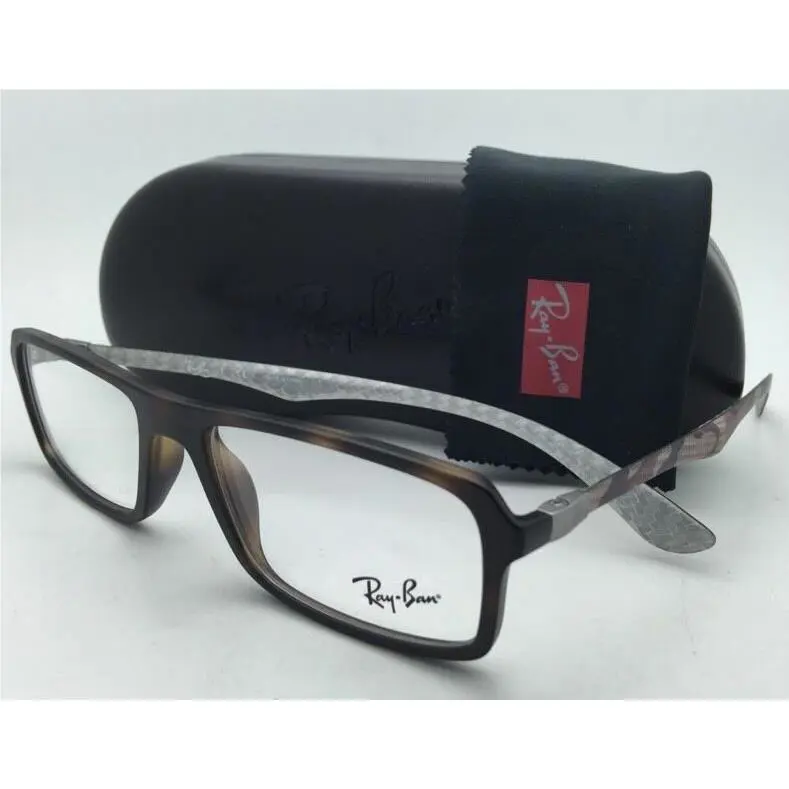 Ray-ban Eyeglasses Tech Series RB 8902 5479 Tortoise Camo Carbon Fiber Frames