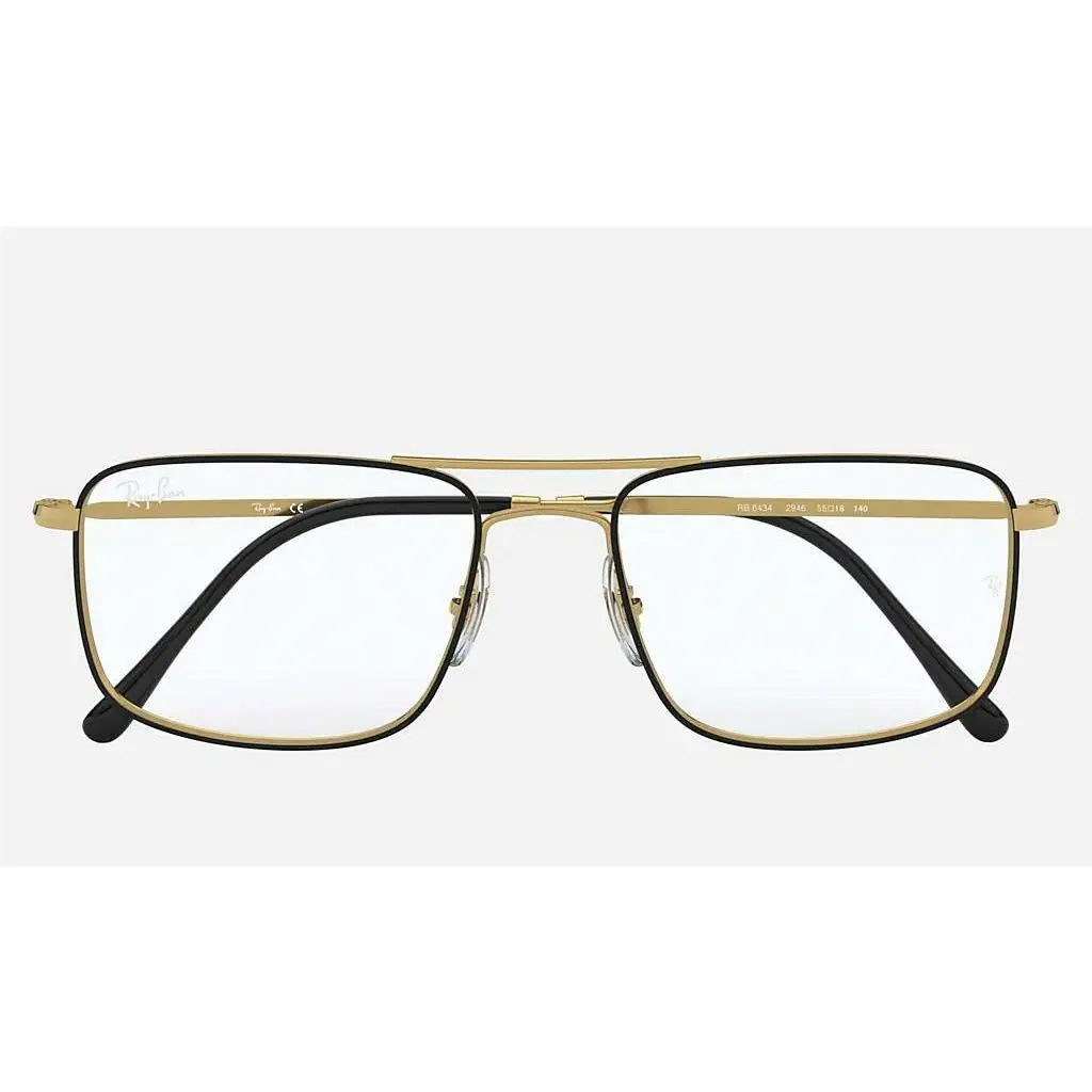 Ray-ban RB6434 2946 Eyeglasses Black ON Arista 53-18-140