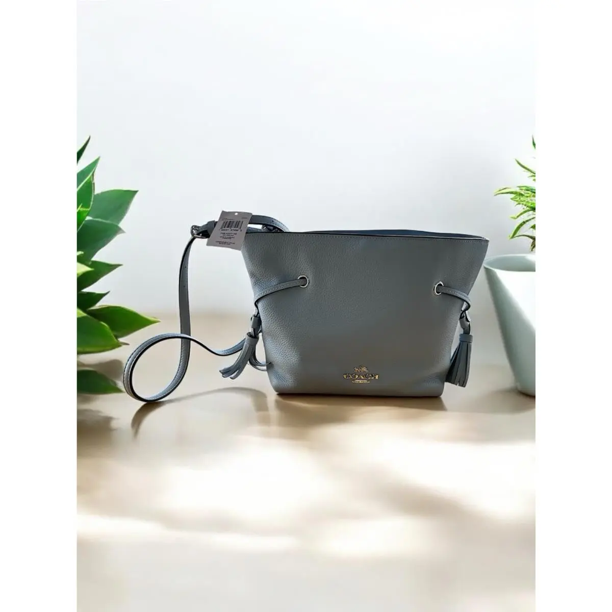 Coach Tote Andy XB Cross Body Horse /carriage Emblem Waterfall