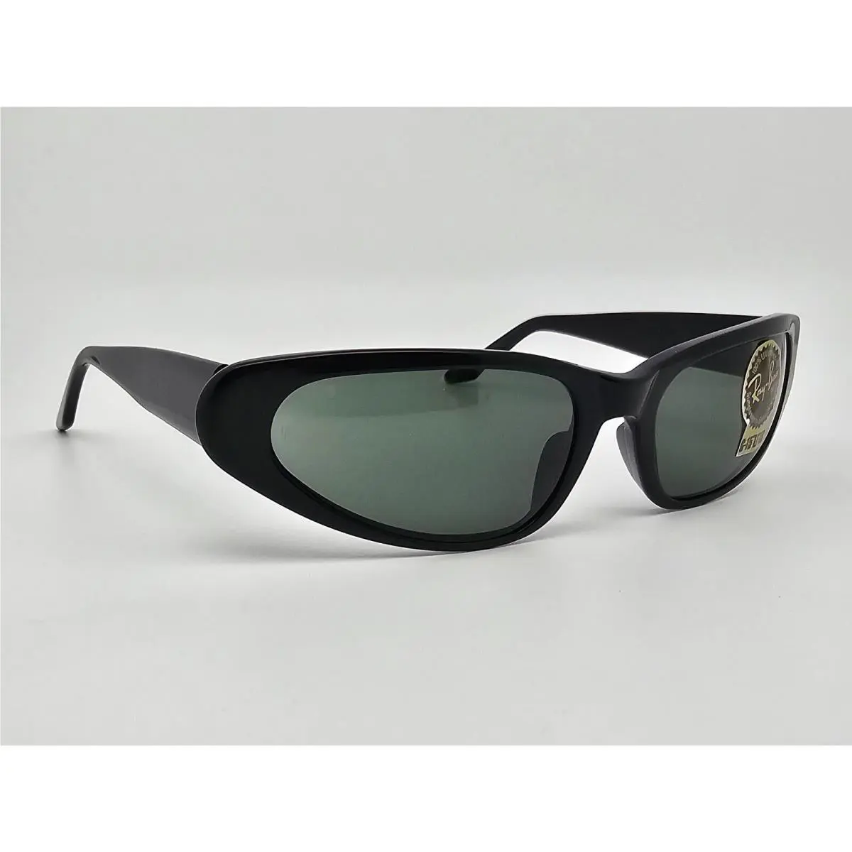 Ray-ban B&l W1924 B L W1924 Xxao Black Frame G-15 Green Glass Lens Cat Eye Sunglasses 55mm