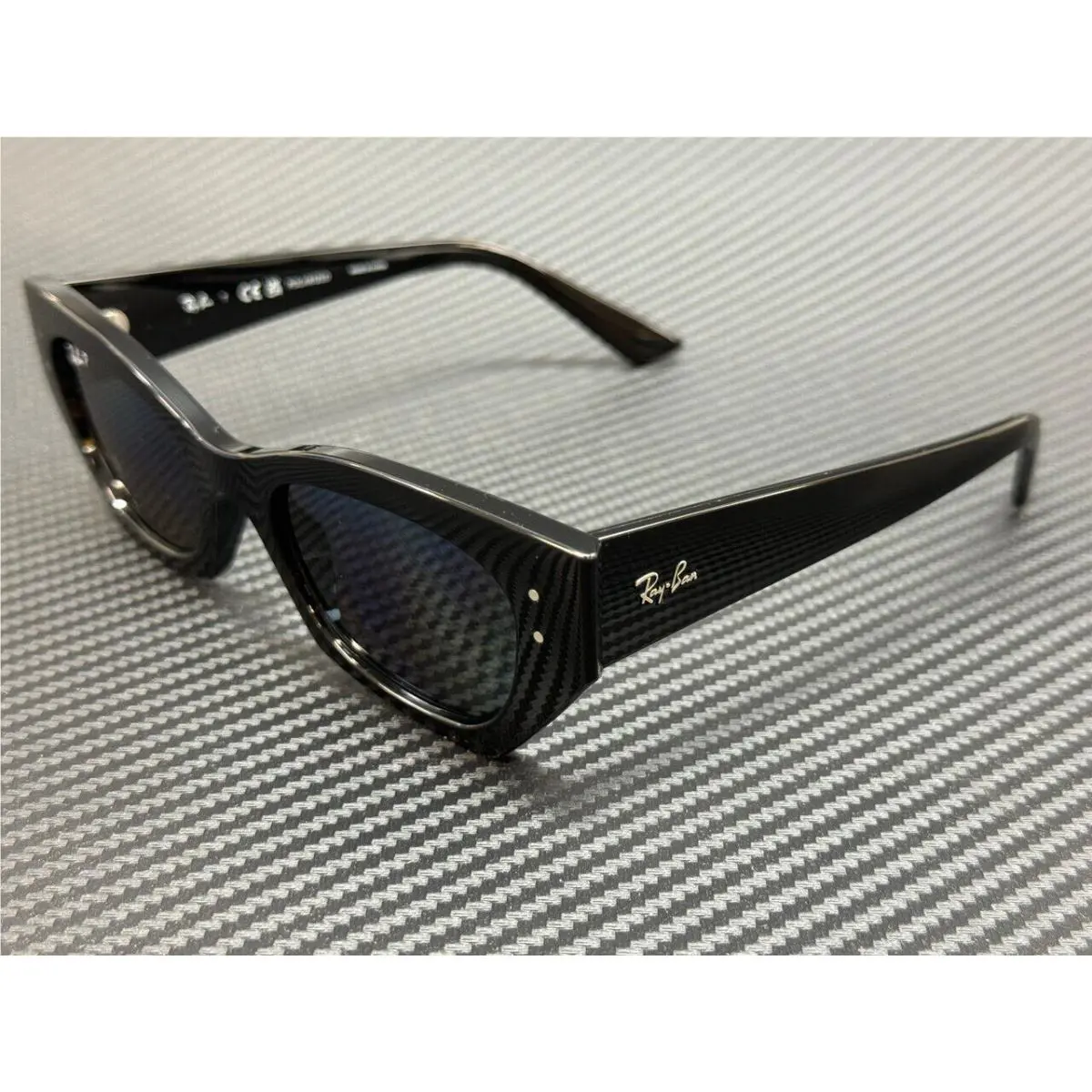 Ray Ban RB4430 667781 Black Grey Polarized Unisex 52 mm Sunglasses