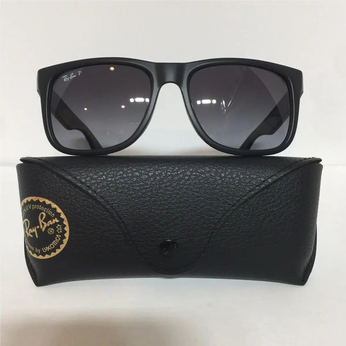 Ray-ban Justin 4165F Satin Black Plastic Men’s Sunglasses 54mm