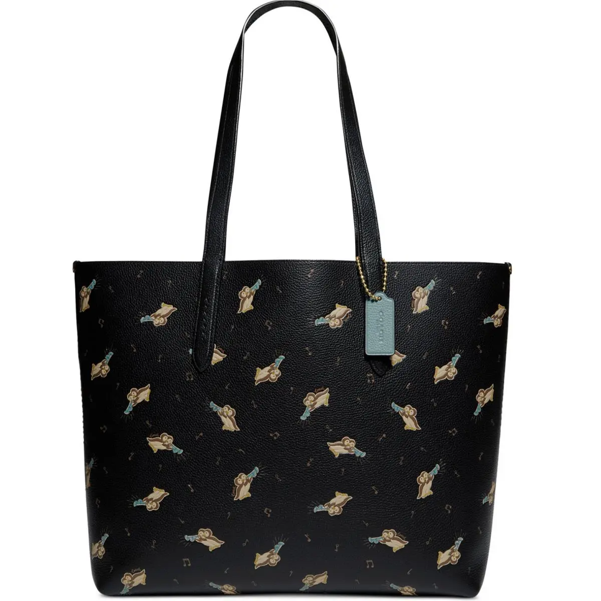 Coach Highline Leather Tote in Black