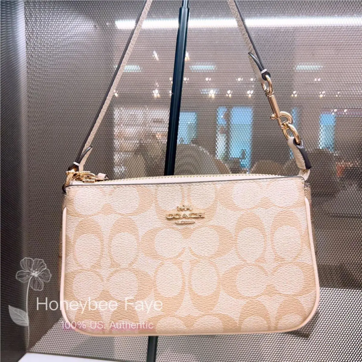 Coach Nolita 19 In Blocked Signature Canvas CA444