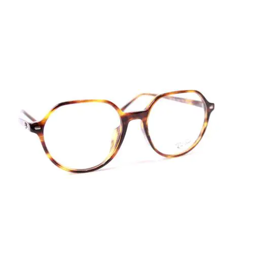 Rayban RB5395F 2144 Thalia Eyeglasses Size: 53 - 18 - 145 - Frame: Striped Havana