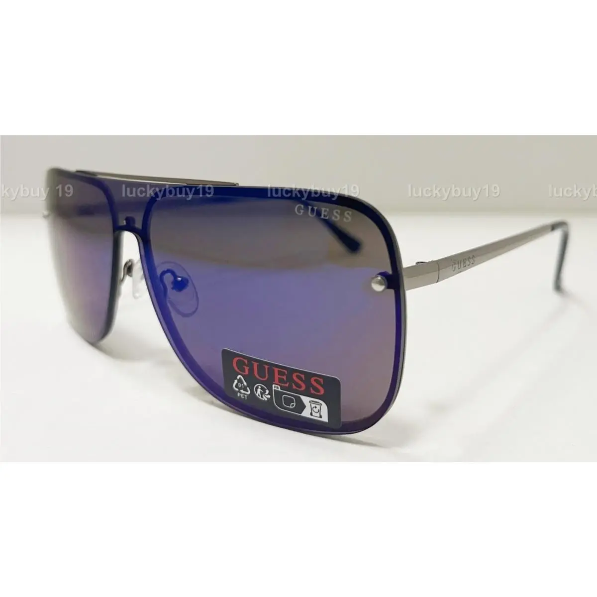 Guess GO 00053 Blue Shield Men`s Sunglasses Gift Idea /529/