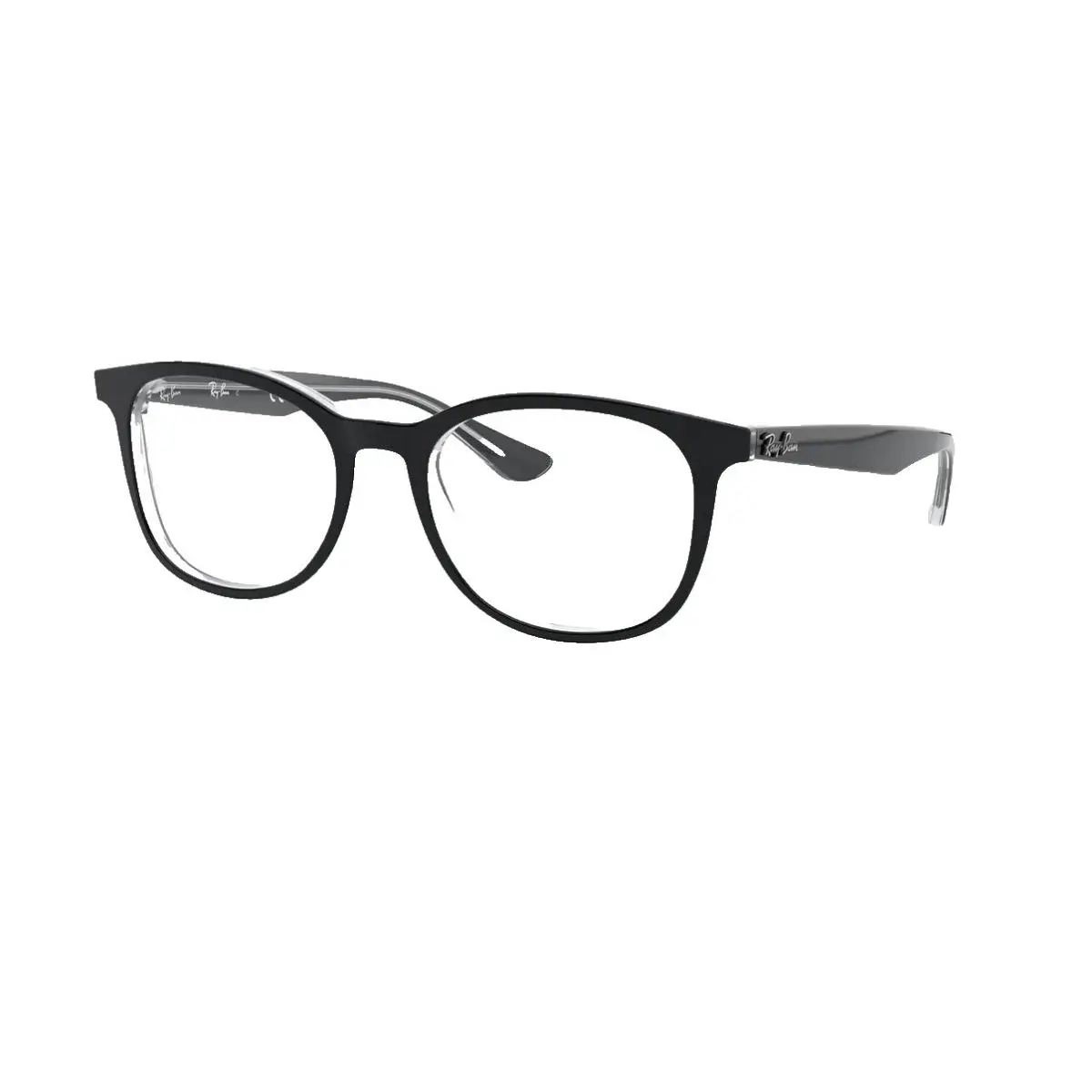 Ray Ban Eyeglasses RB 5356 2034 Black on Clear Optical Frame 52-19-145