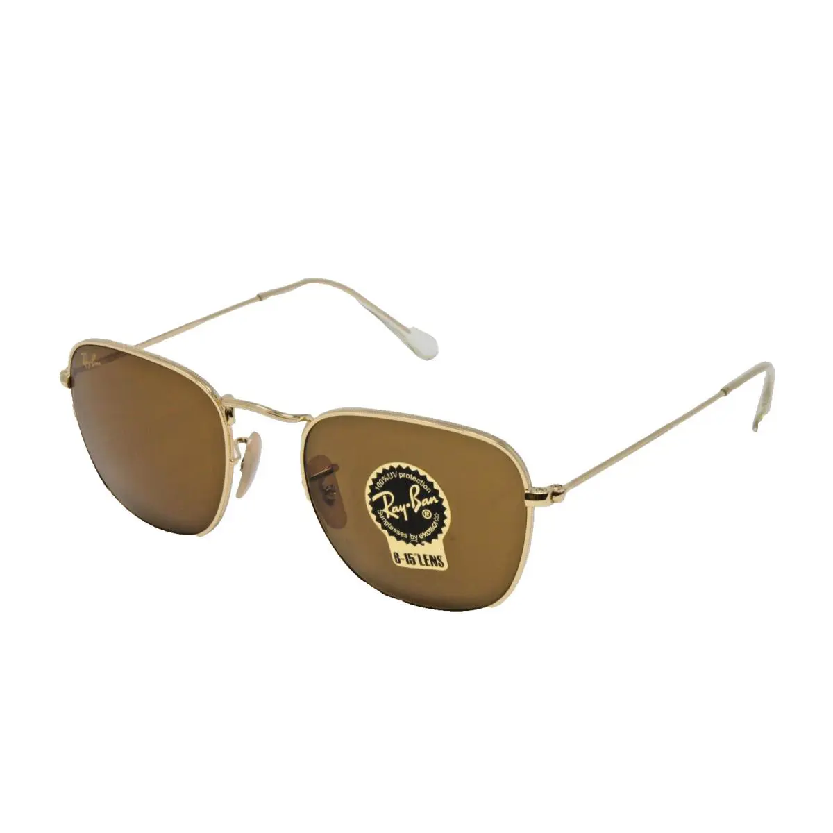 Ray Ban Sunglasses Men`s Frank RB3857 919633 Legend Gold 51mm Brown Lens