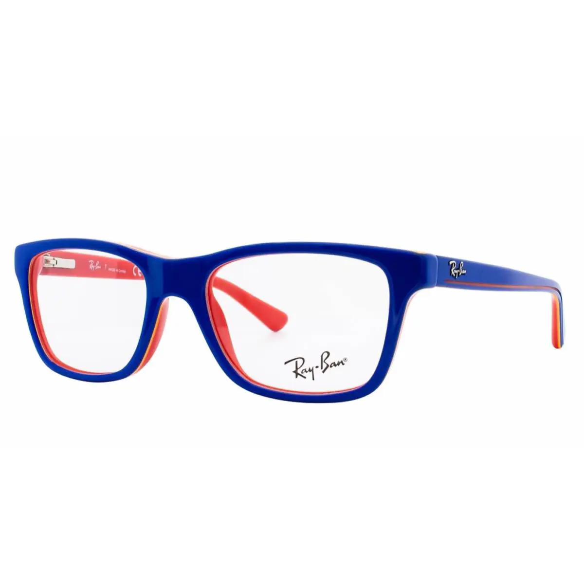 Ray-ban Junior Kids Eyeglasses RB 1536 3601 46-16 125 Blue Red Frames