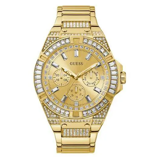 Guess Men s Sport Gold-tone Multifunction Watch GW0209G2