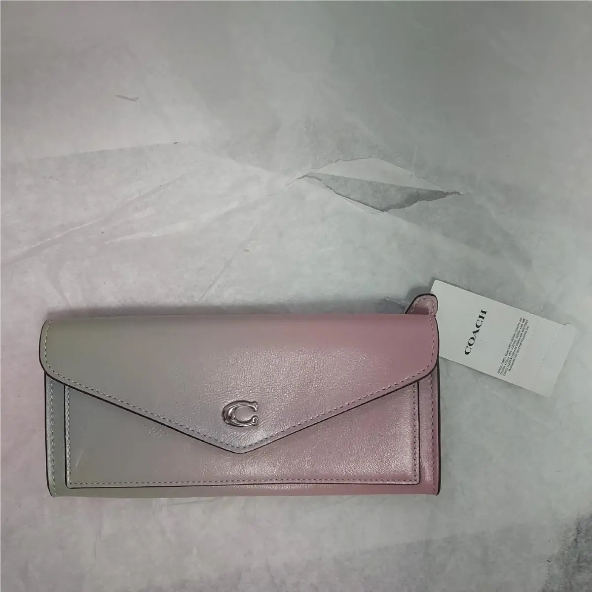 Coach Wyh CA262 Pale Pistachio Multi Leather Wattet