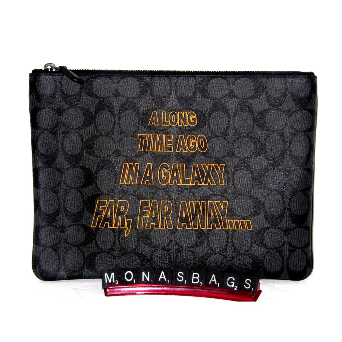Coach X Star Wars F88119 A Long Time Ago Tablet Tech Portfolio Bag