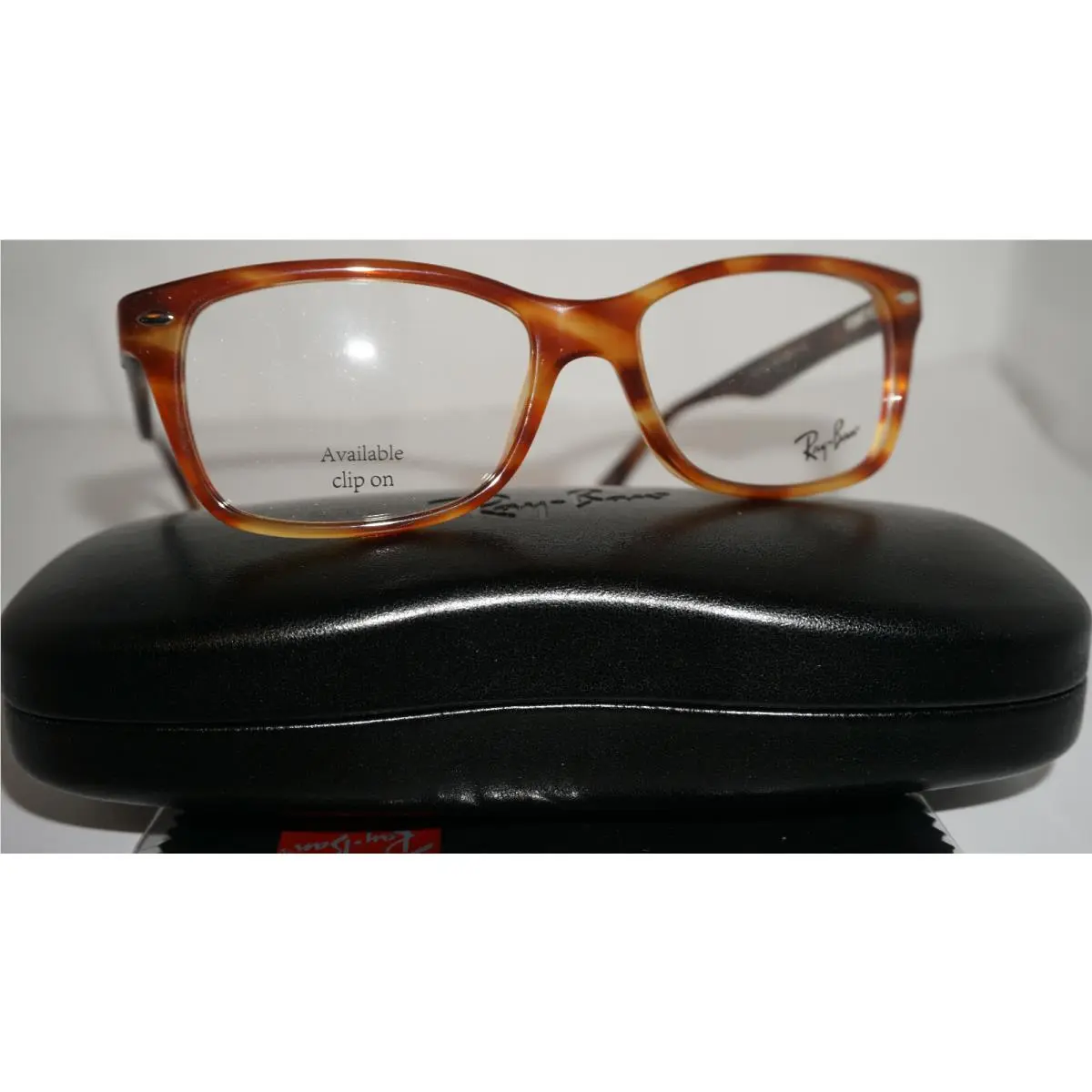 Ray Ban Frame Eyeglasses Light Brown Havana Blue RX5228 5799 55 17 140
