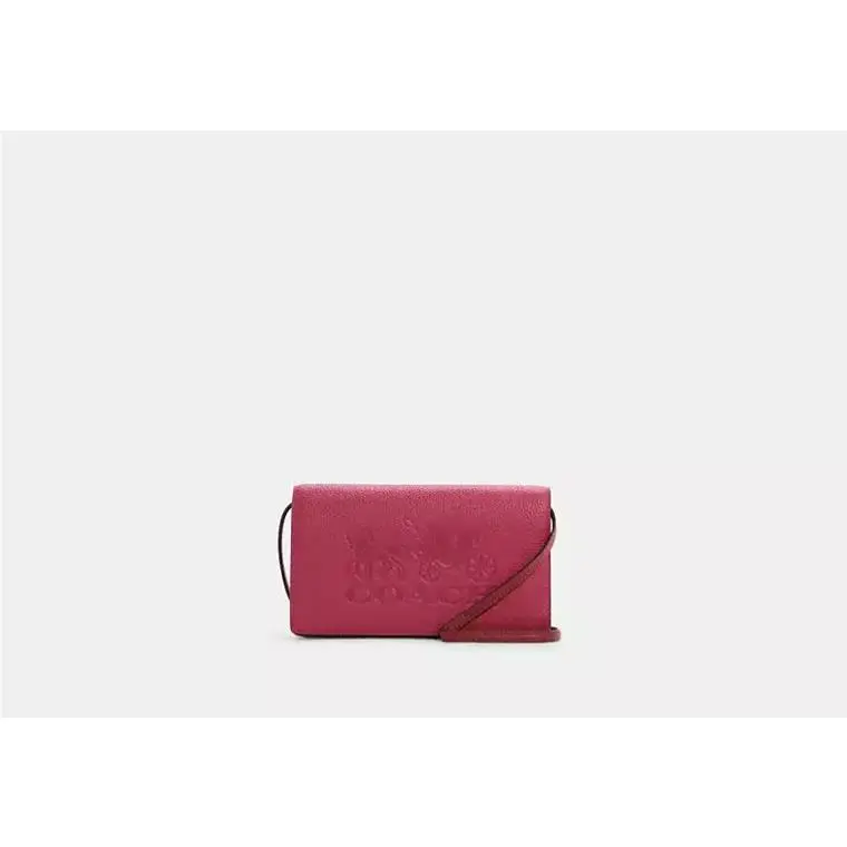 Coach C5887 Anna Fold-over Clutch Crossbody Color-block Horse Carriage