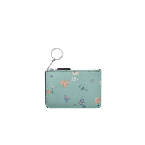 Key Pouch with Mystical Floral Print by Coach