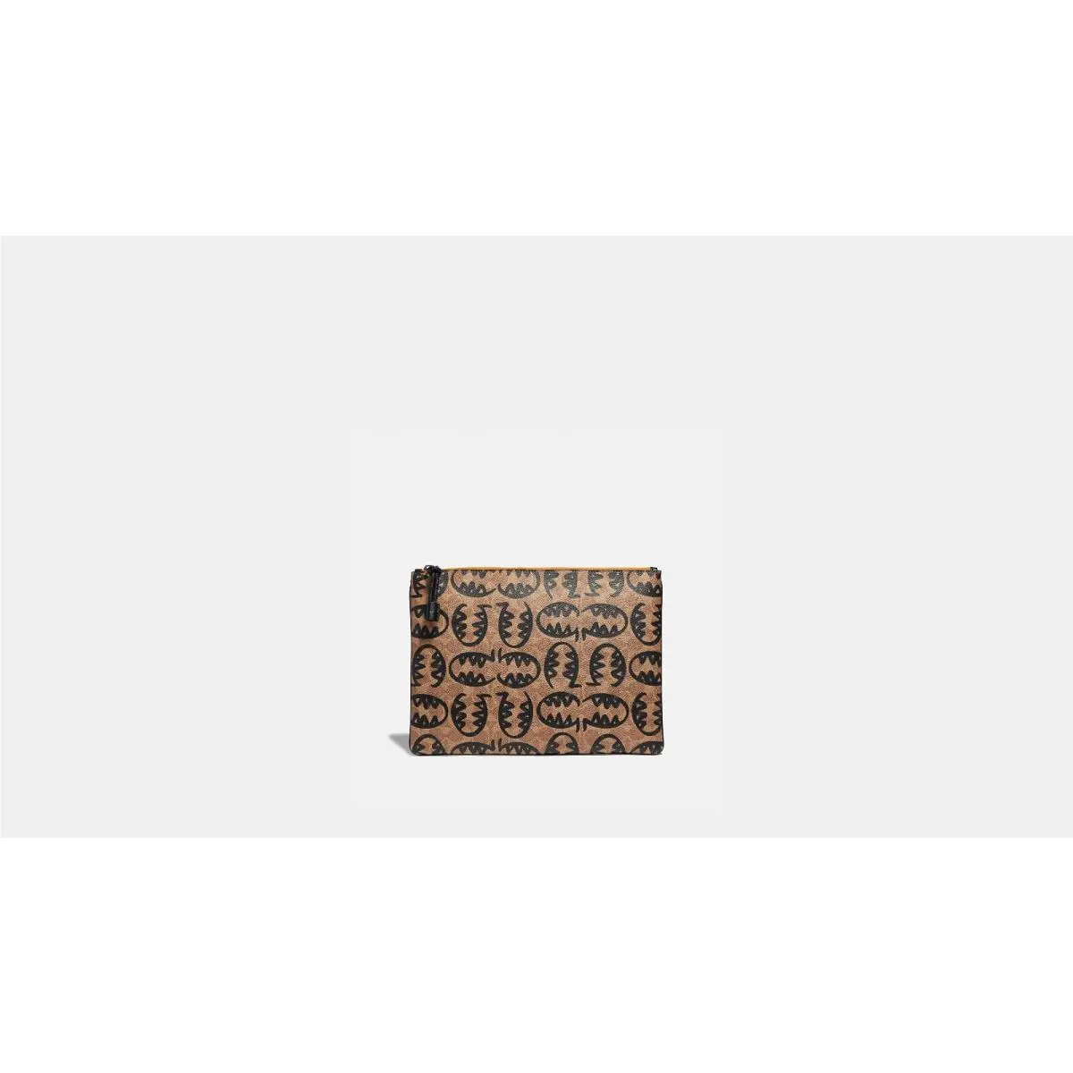 Coach Pouch 30 In Signature Canvas with Rexy By Guang Yu