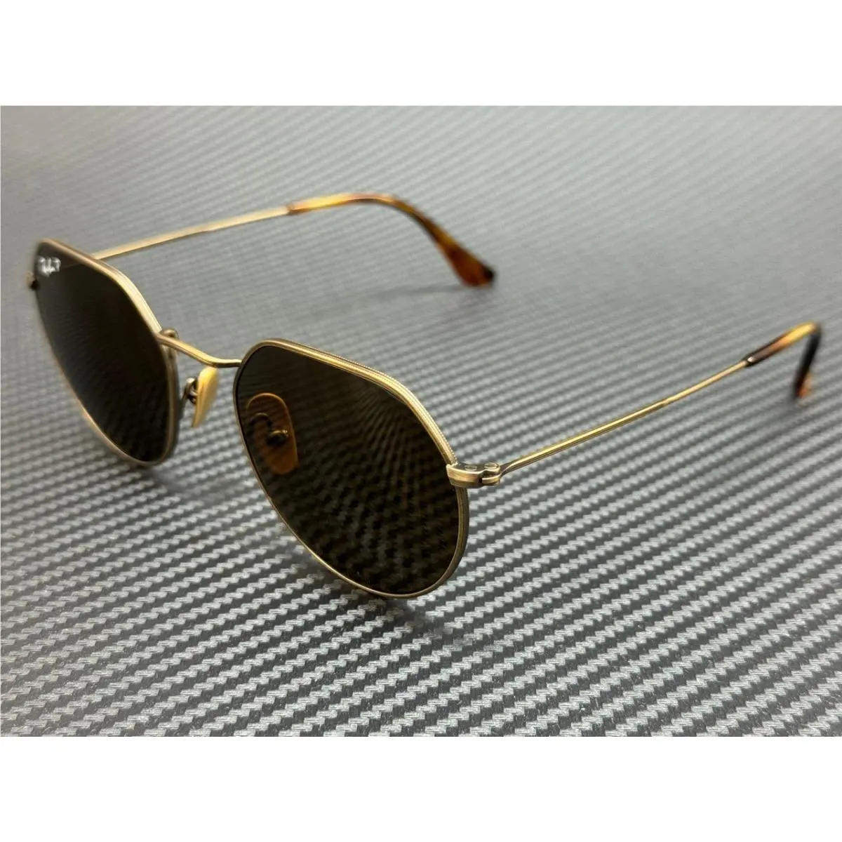 Ray Ban RB8165 920757 Matte Brown Polarized Titanium 51 mm Unisex Sunglasses