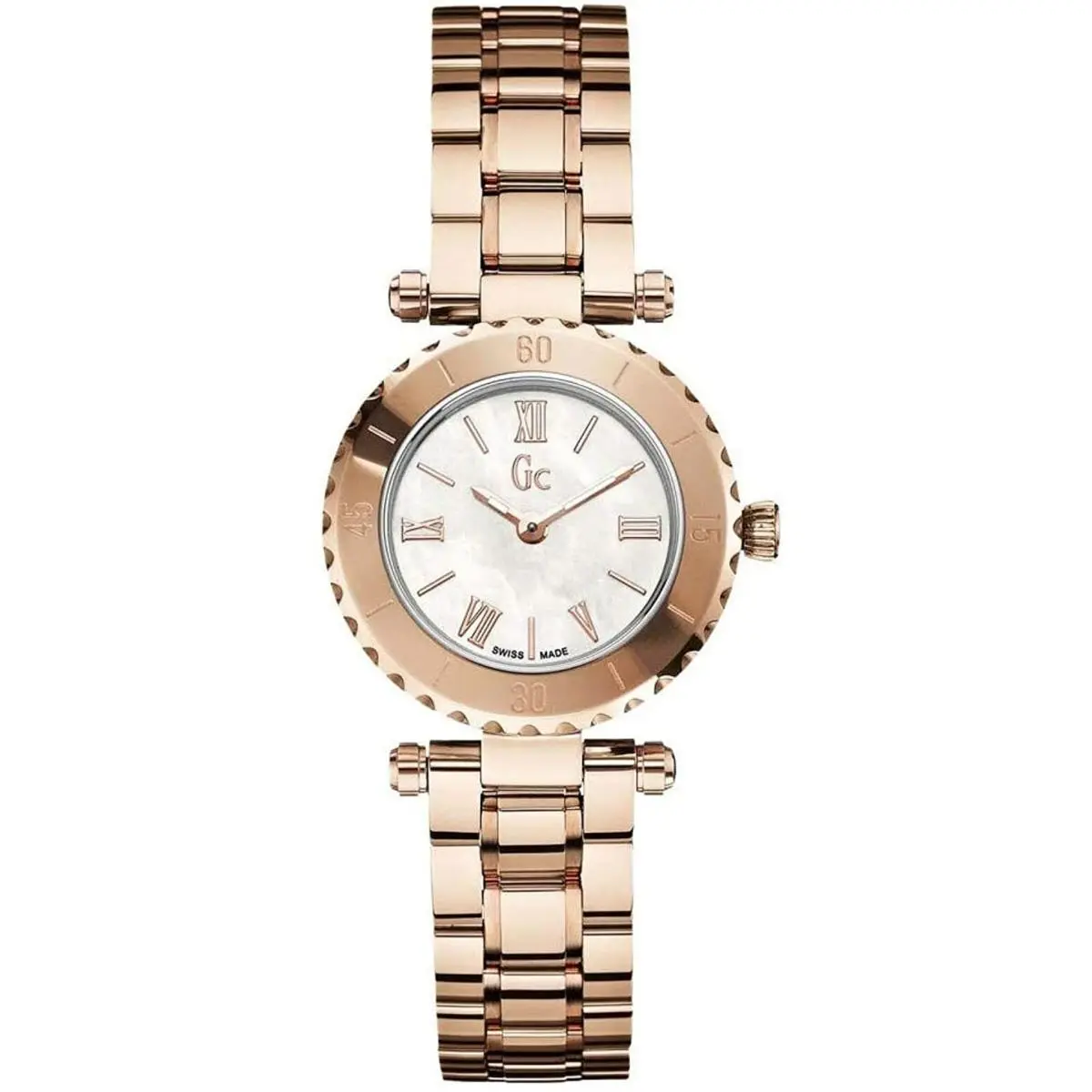 GC Rose Gold Mini Chic Mother OF Pearl Dial Women`s Watch X70020L1S by Guess