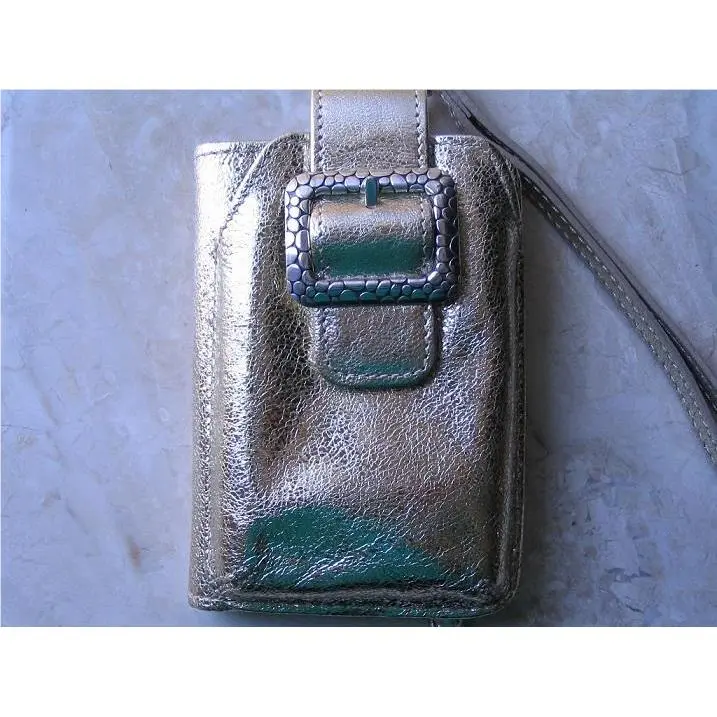 Coach Brighton Cell Case w Wallet Gold Multi Pouch Ipod/iphone/camera/cell Case