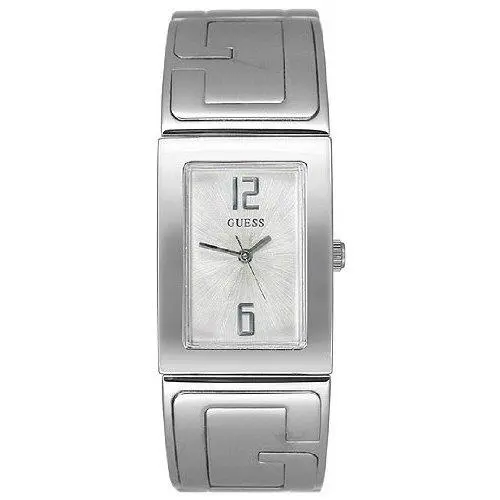 New-  Silver Tone S/steel Bracelet Link Lady`s Logo WATCH-U10031L1 by Guess