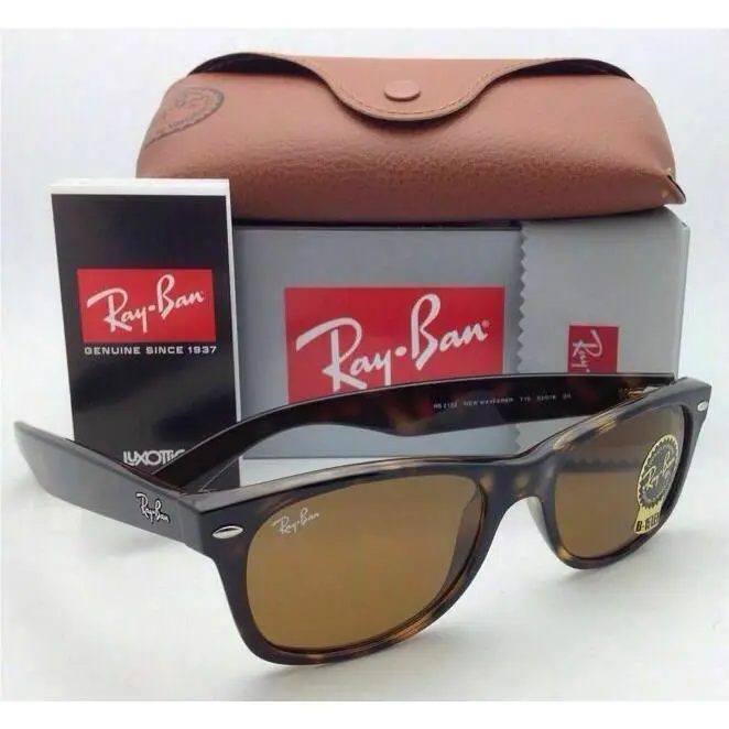Ray-ban Sunglasses RB 2132 710 52-18 Wayfarer Havana Frames Brown Lenses