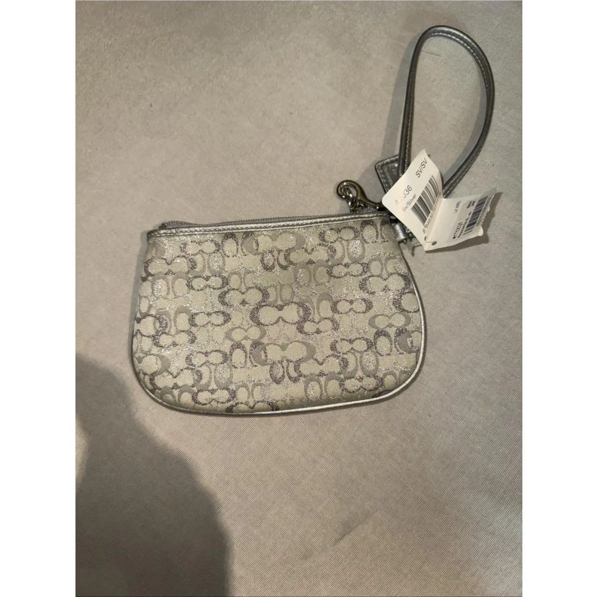 Coach Wristlet Silver