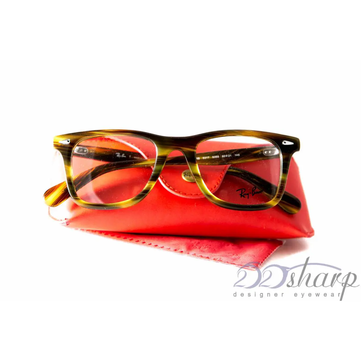 Ray Ban Eyeglasses-rb 5317 5385 Stripped Gree