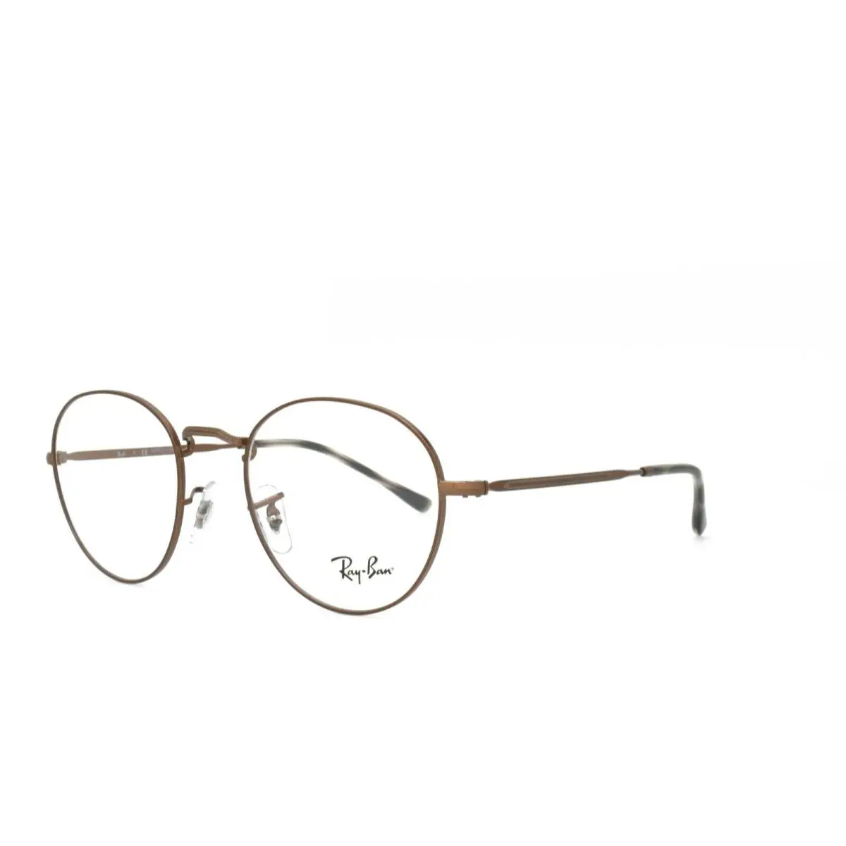 Ray-ban 3582V 3074 Eyeglasses Only 49-20-140 Brown Bronze Round - Frame: Brown