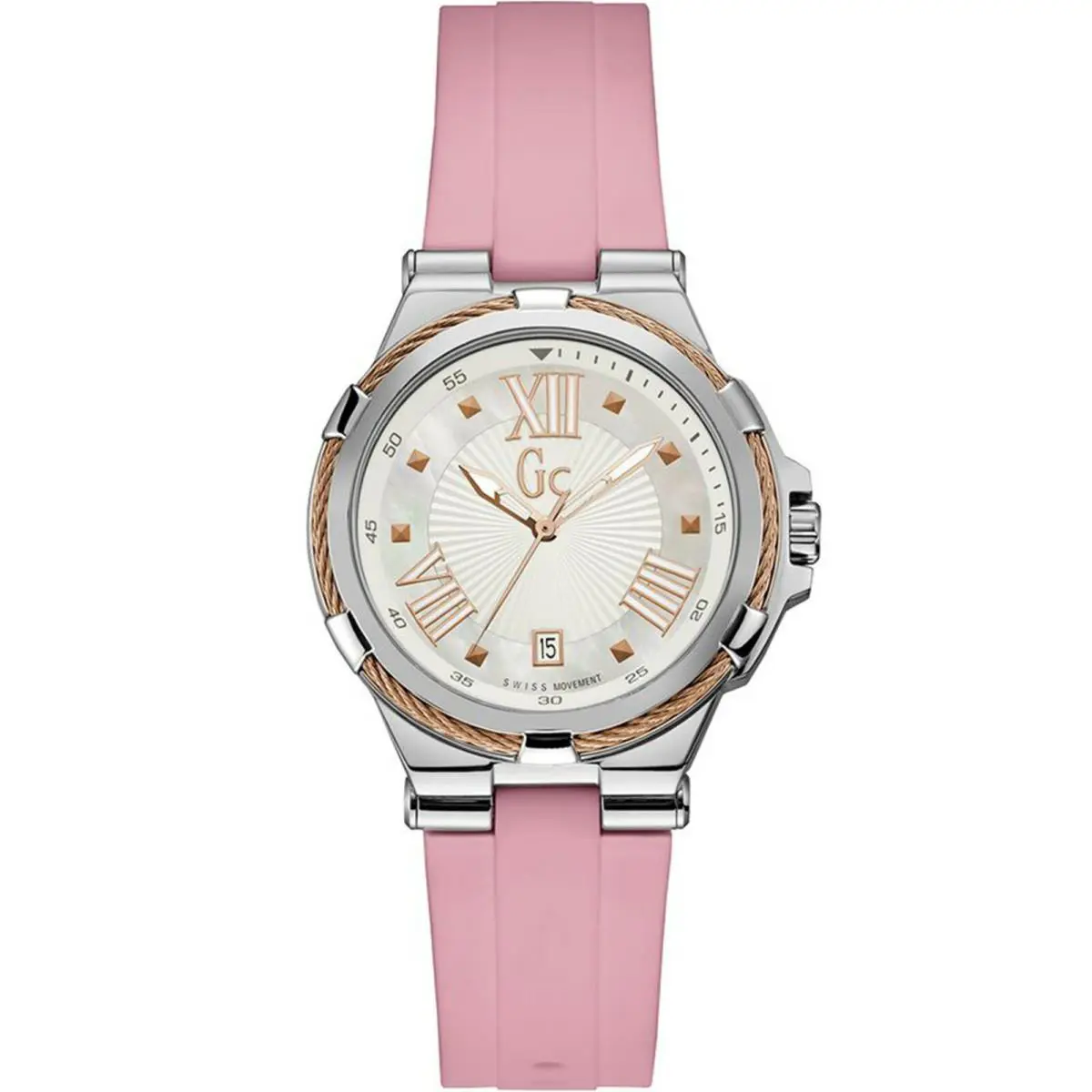 Guess Collection Y34004L1 Ladies Quartz Crystal Crown 100m WR - Quartz