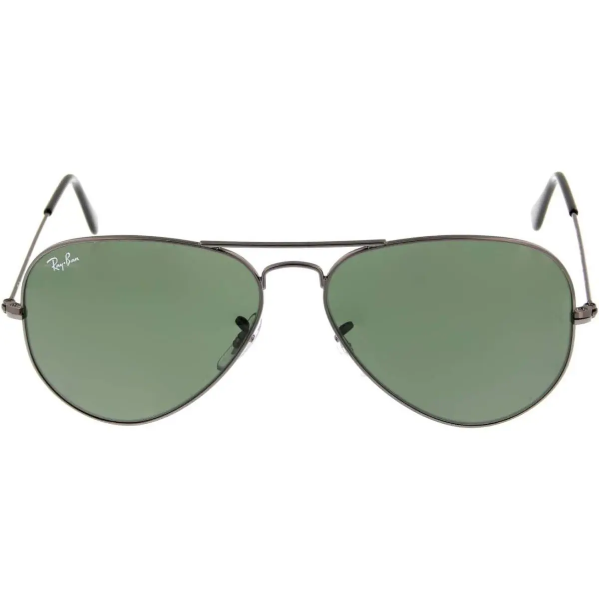Ray-ban RB3025 Aviator Classic Green Classic G-15 Unisex Sunglasses - Frame: Polished Gunmetal, Lens: Green