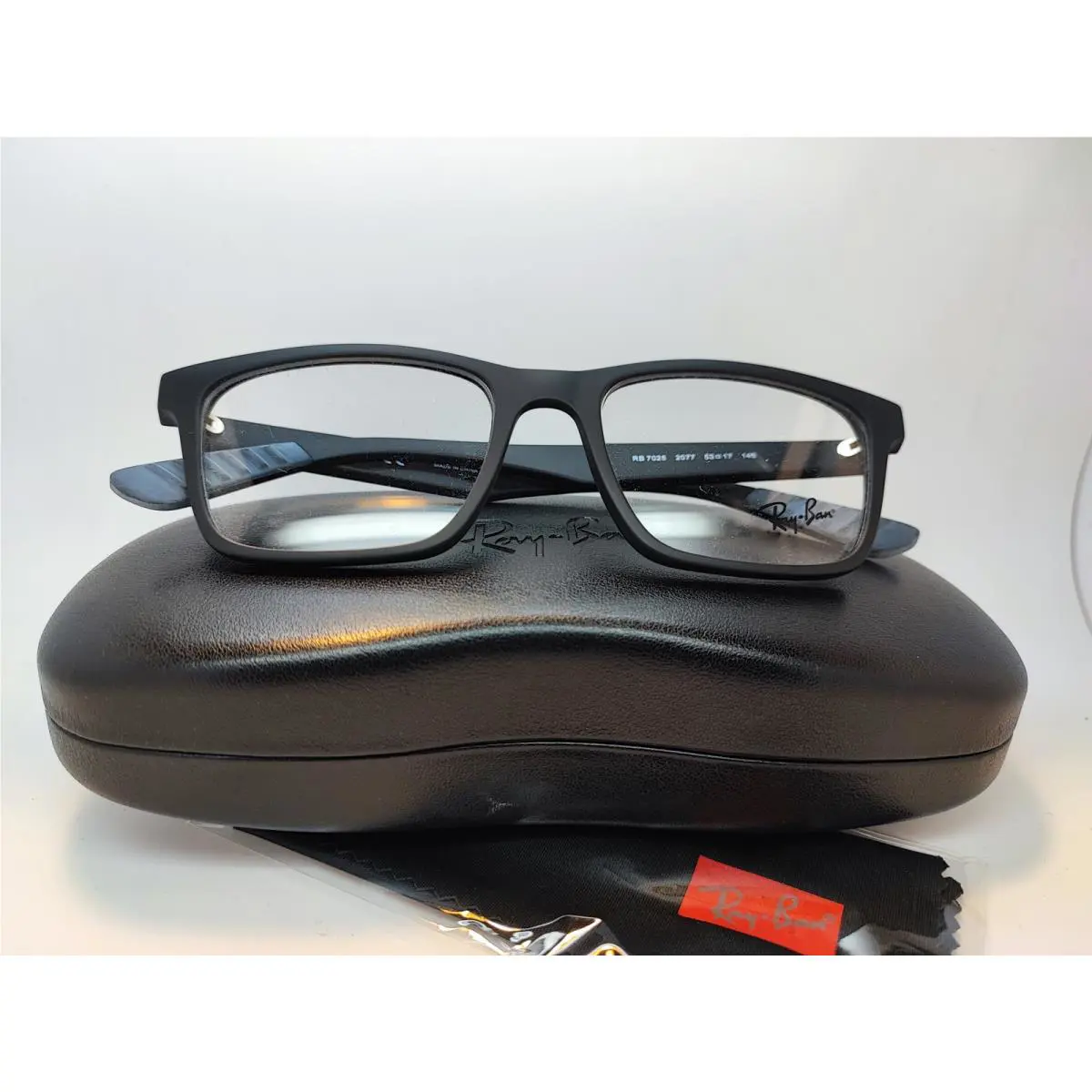 Ray Ban Eyeglasses-rb 7025 2077 53 Matte Black