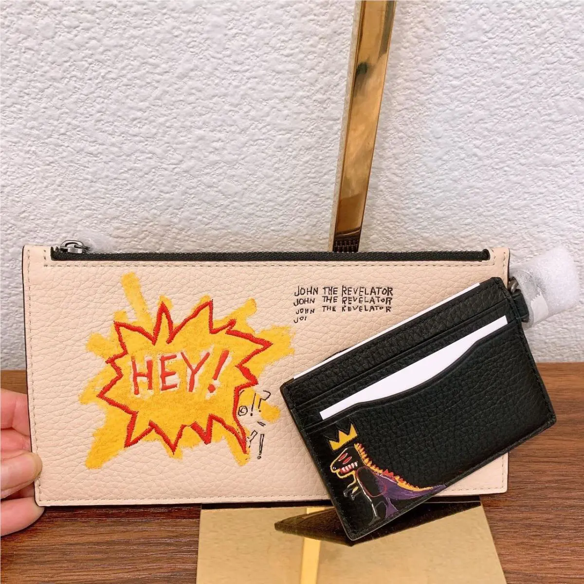 Coach X Jean Michel Pouch Trio Wallet Set C5602