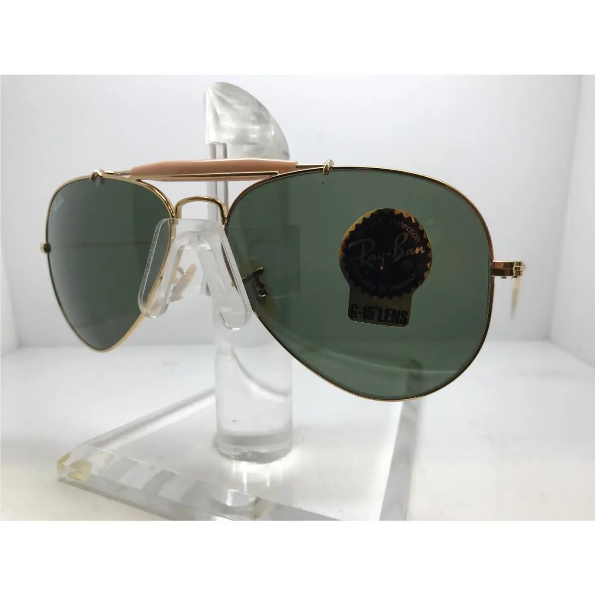 Ray Ban Sunglasses RB 3030 W0226 58MM Outdoorsman I Gold Paddle Temple