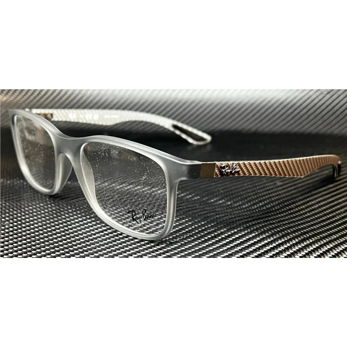 Ray Ban RX8903 5244 Grey Square 55 mm Men`s Eyeglasses