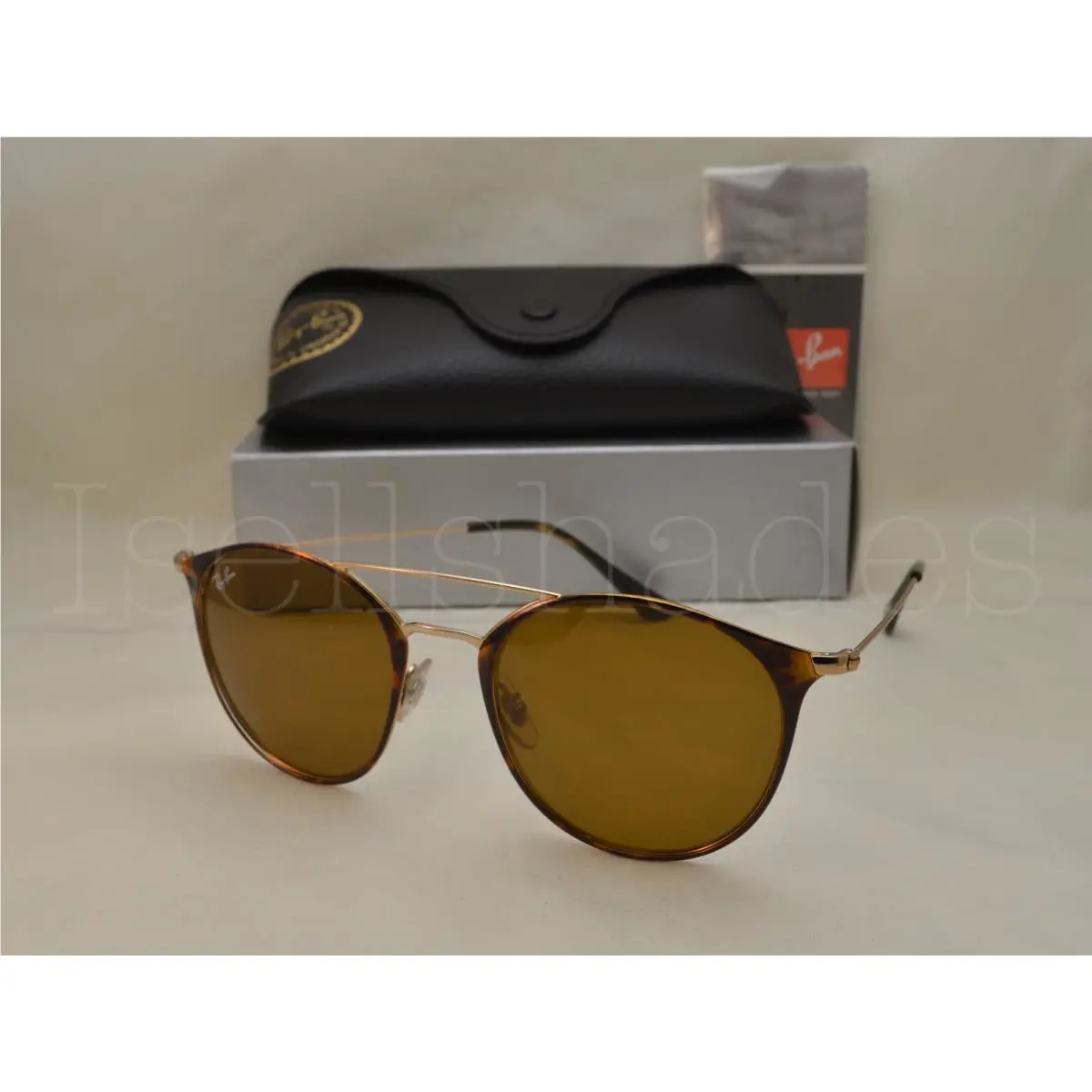 Ray Ban RB3546 RB3546-9074 52 Copper On Top Havana with Brown Lens
