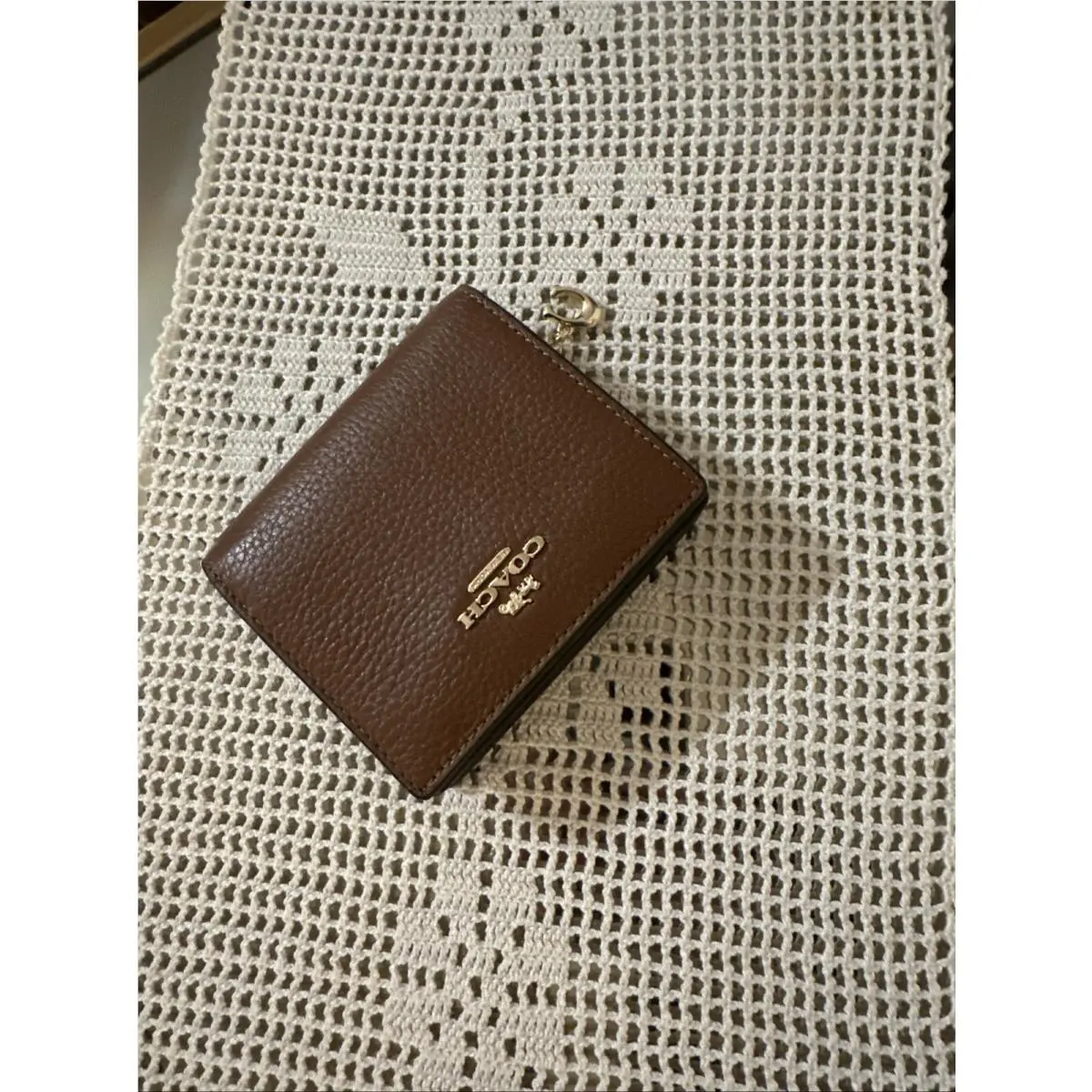Coach Snap Wallet 3cc Slot ID Window Full Bill Compartment
