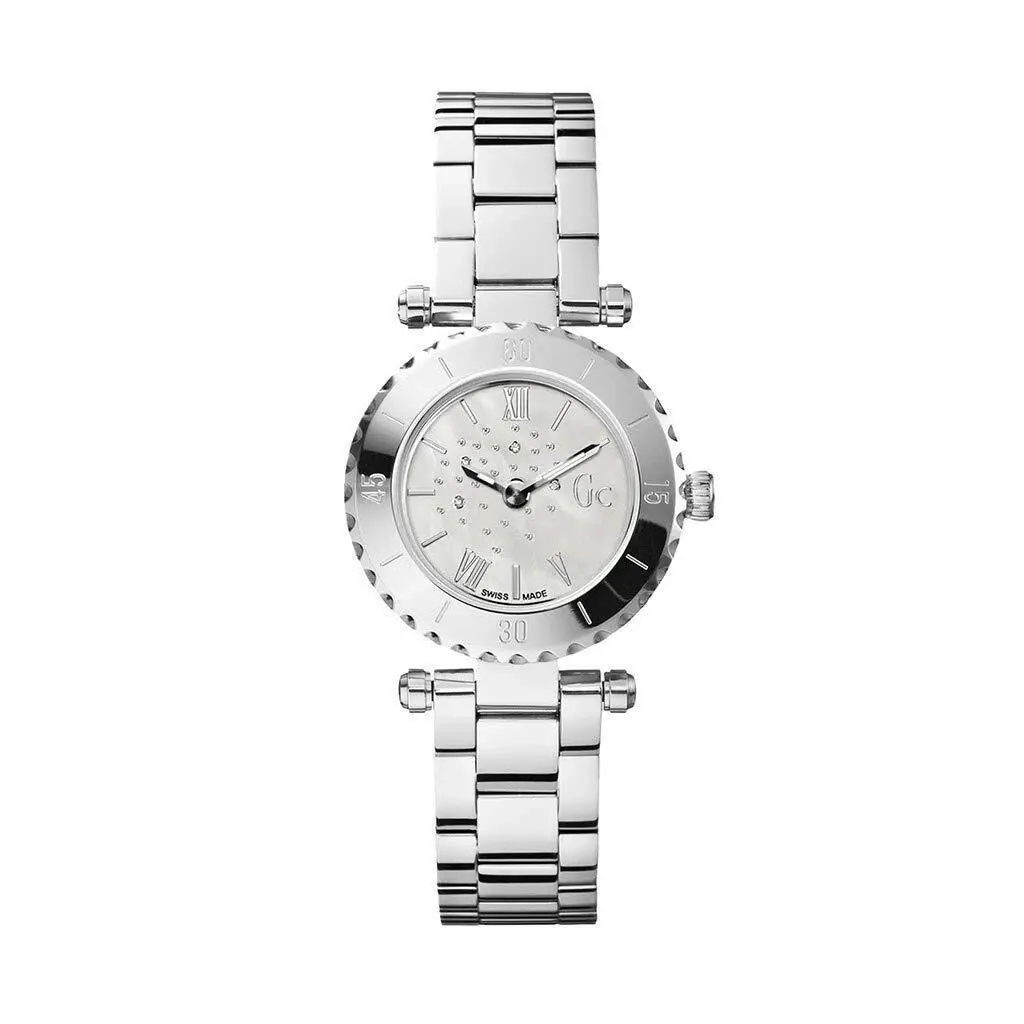 Guess Collection Mini Chic Analog Mother of Pearl Dial Women`s Watch X70110L1S