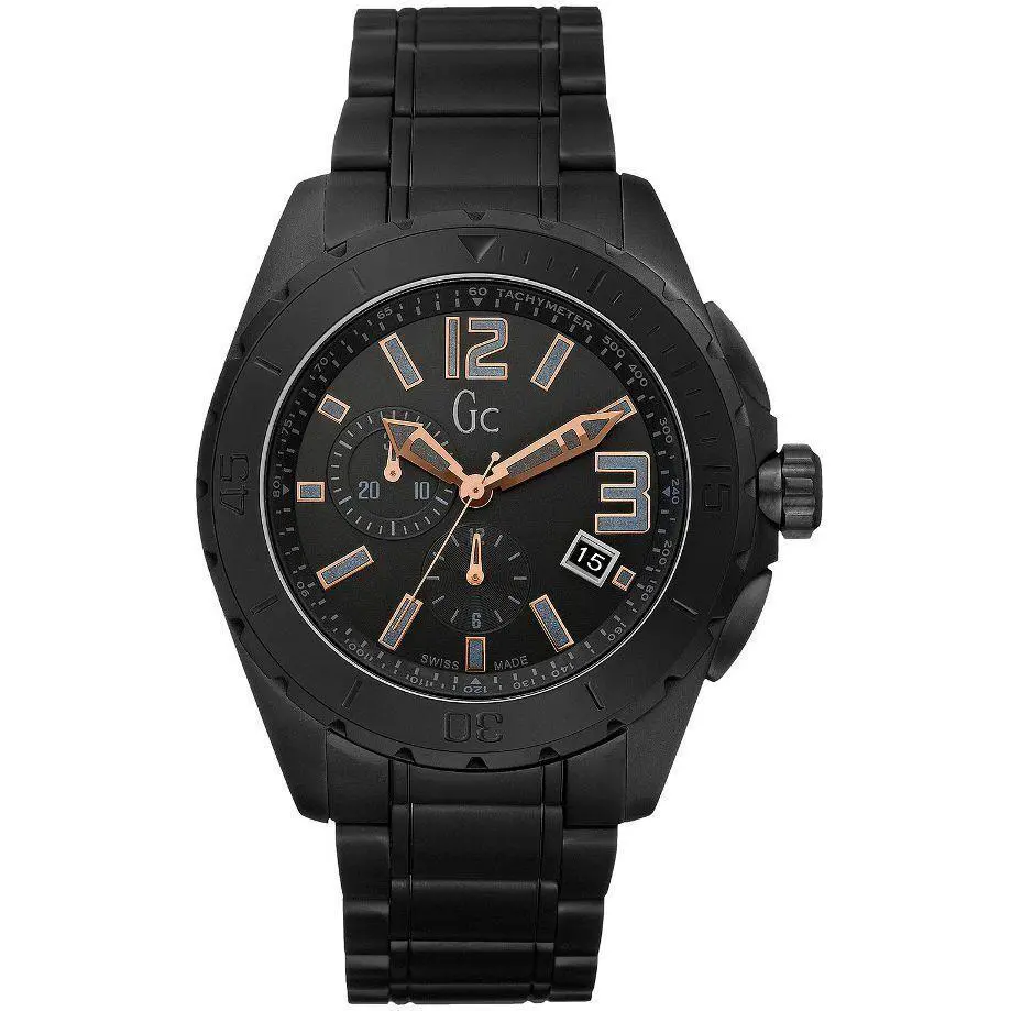 Guess Collection GC Sport Class Xxl Blackout Timepiece X76009G2S - Black