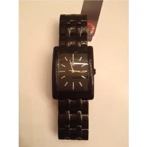 G by Guess Black Stainless Steel Logo Watch..G89000G1