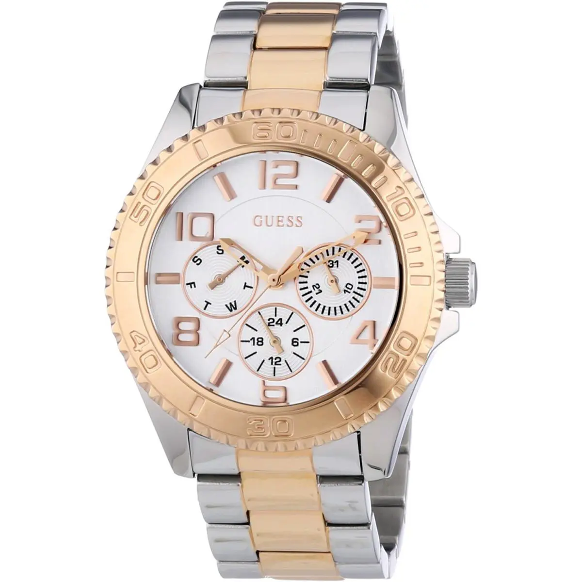 Guess W0231L5 Ladies Multi-function Two Tone