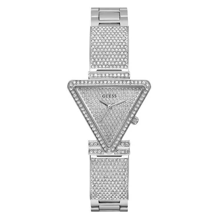 Guess Ladies Silver Tone Analog Watch GW0644L1