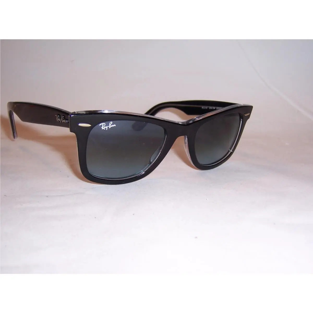 Rayban Sunglasses Wayfarer 2140 12943M Black/blue 50MM