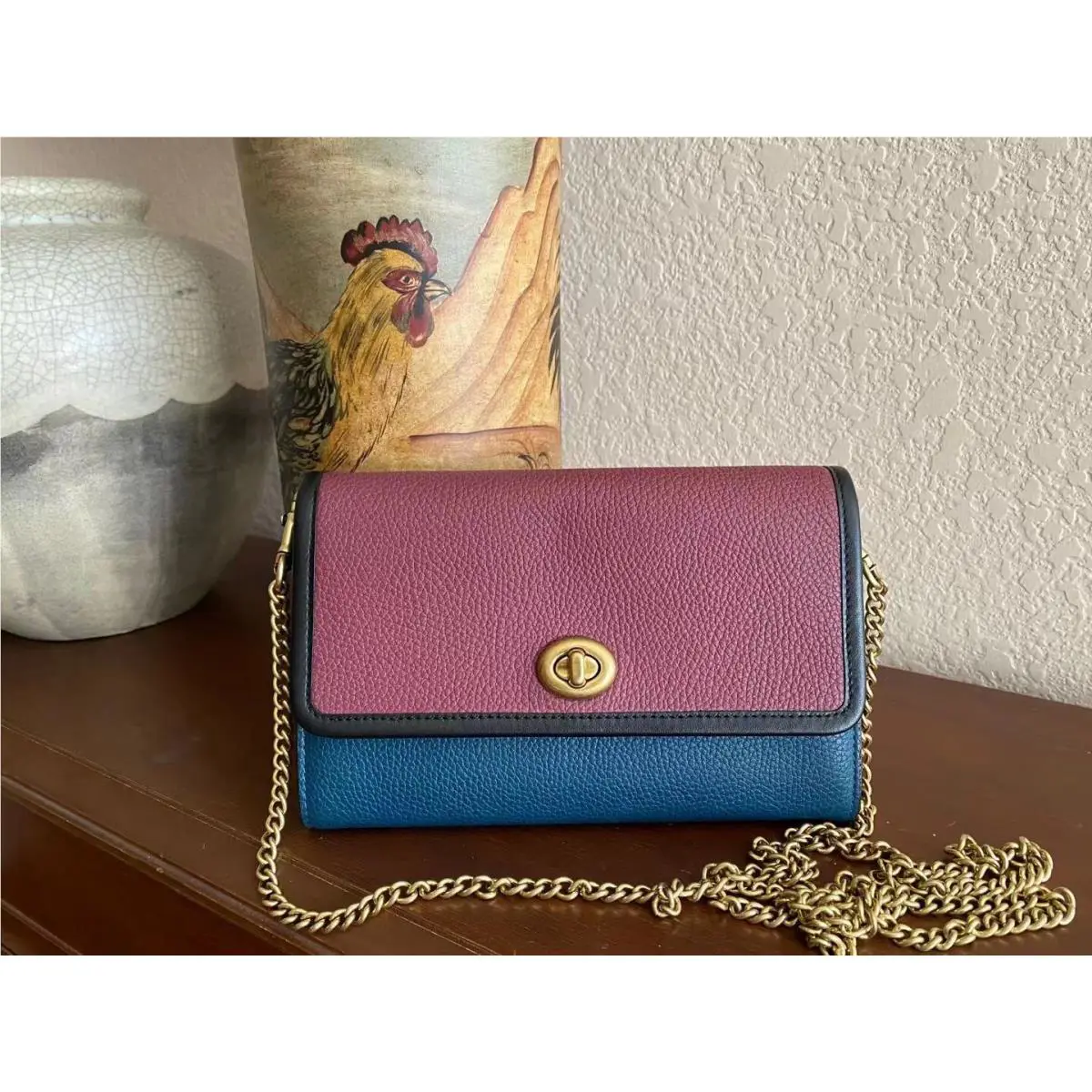 Coach Colorblock Binding Marlow Crossbody 76170