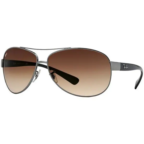Ray-ban Gunmetal/black Brown Lens Sunglasses – RB3386 004/13 63/ RB3386004/13-63