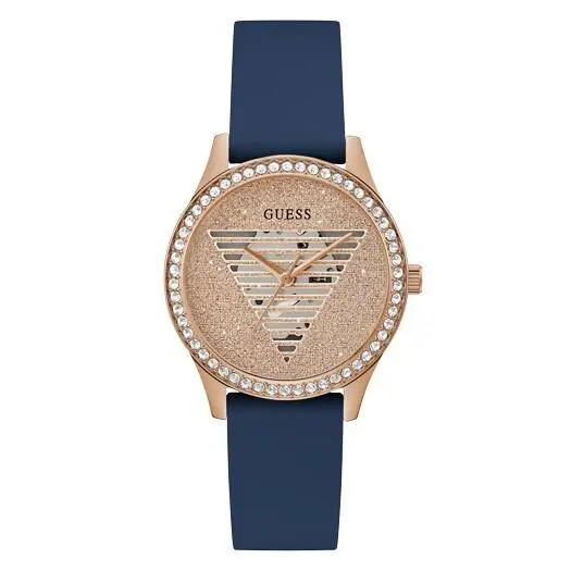 Guess Ladies Lady Idol Crystal Stainless Steel Quartz Watch - GW0530L3