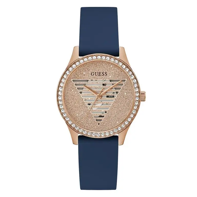 Guess Ladies Lady Idol Crystal Stainless Steel Quartz Watch - GW0530L3