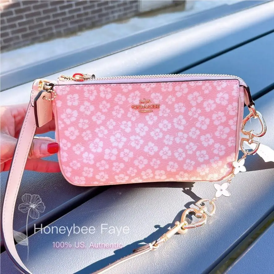 Coach Nolita 19 with Graphic Ditsy Floral Print + Extended Cha